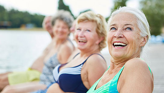 Group of senior woman happy and healthy after following lifestyle tips from San Ramon chiropractor