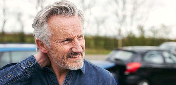 Patient receiving auto accident injury chiropractic in San Ramon for pain relief